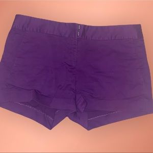 J Crew Purple shorts